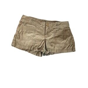 Express Khaki Chino Shorts Womens Olive Green short Cotton Utility Lion sailor 6